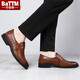Batoteng Men's Leather Shoes Островая кожаная летние дышащие пустые холодные кожа
