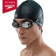Speedo anti-fog and anti-glare coating primary training durable adult classic swimming goggles black/silver