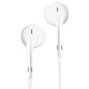 Newmine NM-LK06 semi-in-ear wired headphones, mobile phone headphones, music headphones, 3.5mm interface, suitable for computers, laptops and mobile phones, white