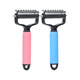 Luhid Knot Opening Comb Pet Hair Comb Long-haired Dog Comb Long-haired Cat Comb Knot Opening Magic Dog Comb Cat Comb Blue 17 Tooth Suitable for Large Dogs and Long-haired Cats