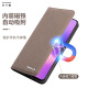 Doland Honor X30 Leder Mobiltelefon Hülle X30max Flip Wallet Card Leder Hülle X30i Magnetic Saug Vollpack Anti-Fall-Schutzhülle Audio- und Video-Halterung Geschäftsleute und Frauen 5G Honor X30max Leder Business Black