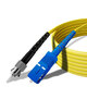 Chenfeiyang Telecom grade fiber optic jumper SC/FC/ST/LC single-mode single-mode double-core low-smoke halogen-free fiber optic jumper SC-ST (single-mode single-core) 3 meters