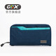 GOX multi-functional travel passport bag can be placed on air ticket certificate with large capacity compartment storage bag waterproof protective cover card bag Yellow W21*H13*D2.5cm (small)
