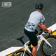 Lamparda cycling suit bicycle summer thin men's short-sleeved top road mountain bike clothes light gray blue M