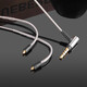 Earmax for MMCX Shure SE215PRO SE425 SE535 SE846 E5000 silver plated earphone cable gray direct plug-in and hanging cable control version
