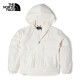 TheNorthFace women's windproof jacket, water-repellent, comfortable and soft hooded jacket, new in spring 7WC5N3N/off-white L/165