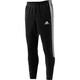 Adidas Herrenhosen, Frühlings- und Herbst -Fitnesstraining -Hosen, atmungsaktive Casualhosen, Hosen, schlanke Hosen, DT9901/Schwarz/Seite, die drei Streifen kontrastieren
