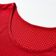 
KELME/Karme football uniforms against training vest group buying fitness team uniforms team uniforms knitted sleeveless T-shirt red and white (XL) code