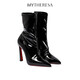 Christian Louboutin New Year Gift Exclusive Sale Women's Embellished Ankle Boots P00766592 Black 40 CN 40