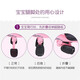 Qizhilong Children's Tricycle Bicycle Baby Child's Car Child's Car 1 à 6 ans Tricycle de Tricycle à pied Lightweight Trolley Titanium Air Wheel + Push Tige + Double Frein Rose