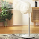 Sezze Japanese air circulation fan electric fan household floor fan smart desk fan DC variable frequency timing desktop fan remote control energy-saving light turbine convection ventilation fan Y-289 (upgraded model - with battery life)