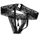 Men's sexy underwear large size sexy see-through lace hollow thong youth sexy underwear without revealing butt hair L