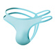 Zi Jiafu Basse taille douce Soft Silky Men's Sexy String for Men Men's Sex Unwear Blue Royal XL