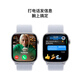 Apple/苹果 Watch Series 10 智能手表GPS款46毫米银色铝金属表壳青云色回环式运动表带MX243CH/B