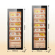 Baikelen Cigar Cabinet Constant Temperature and Humidity Spanish Cedar Wood Cigar Humidifier Household Compressor Air Cooler Precise Control Temperature and Humidity Independent Embedded WIFI Ammonia Removal Fingerprint Lock 1.8m丨Flagship Edition Cedar Wood Liner Full Basket丨420L Thin Section
