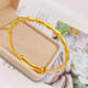 Manshuai Baby Bracelet Gold Bamboo Joint Bracelet 3d Bracelet en or dur Gol 999 Baby Full Moon Bracelet complet Childre