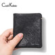 CAELIX26KEEIE GORIEU CUIR MENS MENS MENS COURT Personnalisé première couche Sac de carte de bouche de vache coréen SALLET Étudiant Sagl pour hommes K525 Black + 15 jours Retour sans saison + 365 jours Garantie