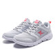 
XTEP (XTEP) [Mesh Women's Running Shoes Collection] Women's Shoes Sports Shoes Fashion Spring and Summer Breathable Shoes Absorbing Fitness Casual Shoes for Women Light Gray Red 7001 35