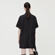 
Jiangnan Buyi (JNBY) summer women's onesie loose casual straight shirt collar commuting style 5O4F14110 001/Black S