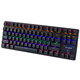 Rapoo V500PRO-87 mechanical keyboard Wired wireless home office e-sports game Full key without impact PBT injection molding keycap V500PRO-87 multi-mode [tea shaft]