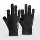 Releo Fishing Sun Protection Gloves Men's Driving Cycling Gloves Men's Sun Protection Ice Silk Half Finger Gloves Anti-Slip Two Fingers Leaking Two Fingers Black One Size