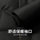 Flying in the snow 90 velvet mid-length down jacket men's winter removable hood windproof thickened extreme cold warm jacket men 185