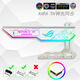 Computer graphics card bracket 5V3-pin ARGB divine light synchronized light-emitting board decoration thousand Jin Jin is equal to 0.5 kg Top vertical support rod New vertical plate white ARGB interface Colorful pattern
