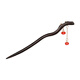 Zhuishi Black Sandalwood Hairpin Ancient Style Tassel Stepping Wooden Hairpin Chinese Style Simple and High-end Updo Mid-Autumn Festival Gift Yihonglou No Specifications