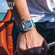 
Bugatti (BONEST GATTI) watch men's mechanical watch fully automatic hollow German luminous waterproof 2023 wine barrel men's watch gives boyfriend gifts Abyss Black BG9901-A4