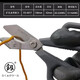 鰰 Fukuoka Tools Industrial Grade Electrician Scissors Multifunctional Trunking Scissors FO-4017