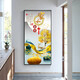 Pintura decorativa de porche de xiaolulina Versión vertical simple simple Resumen Pintura colgante Sofá Muro Mural Corredor Pintura de porcelana de cristal