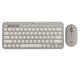 Logitech K380 Bluetooth keyboard wireless keyboard mouse set internet celebrity girl office laptop mobile phone iPad tablet MAC keyboard office supplies Keni rabbit Brown bear [multi-device portable Bluetooth] K380 gray