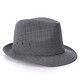 Changyin Summer summer cool hat men's hat top hat sun hat linen jazz hat spring and autumn linen beige slightly small 57 cm