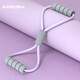 AiMeiShi 8-figure tensioner Pilates tension belt tension rope elastic rope open shoulders beautiful back yoga assist home fitness purple