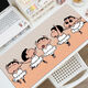 Mekeje Mouse Pad Crayon Shin-shirt Extra Large Computer Desk Raised Appearance Office Keyboard Pad Dirty Resistant and Washable Students ZZ-2694/Shin Shin-shirt 100cm*50cm Thick 4mm