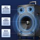 Xinke T30 square dance audio outdoor high-volume trolley Bluetooth speaker three-speaker heavy bass wooden box home karaoke mobile stall 12-inch dual microphone