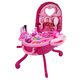 Yunya Children's Simulation Dressing Table Set Princess Dressing Table House Toy Set Birthday Gift 3-6 Years 4 [Color Box] Pink Dressing Box + Makeup Milk