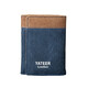 Feng Shang Canvas Wallet Men's Retro Retro Short Trespliables Denim Cambio de estudiantes Bolsa de tarjeta pequeña Minimalista Minimalista Regalos Denim 3 veces Men de billetera [azul 3 veces azul]
