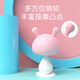 Yoshida Hisamori JTOSEN mushroom teether baby toy can be bitten and can be boiled and chewed, teething artifact baby bites, cherry blossom powder + anti-eating hand + storage box