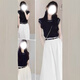 Robe d'été Yanlifen Vêtements pour femmes avec un ensemble complet de combinaisons de mode pour les femmes 2025 Robe de style nouveau de style Summer + Jupe [Set] 55/60 kg / L