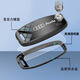 Shenchuang 2024 Neues Audi A6L Key Cover Q5L High-End A4L Herren A8 All-Inclusive A3 Fashion A7L Car Q3 Shell Q7 Schnallenbeutel C Starry Sky Grey [Mirror Zink Legierung] Laserschnalle
