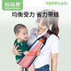 妈妈果（org.mama）婴儿背带解放双手抱娃神器外出抱孩子新生宝宝横前抱式多功能四季 【单肩透气款】绿色