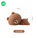 Manchaojia LINEFRIENDS chopstick holder cartoon creative personality household chopstick holder cute public meal dining silicone small ornaments BROWN model