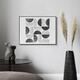 
Meiyouchun Electric Meter Box Painting Decorative Painting Modern Simple Minimalist Abstract Mask Distribution Box Hydraulic Entering Restaurant Wall Painting JD12118 70*50cm (Cover 60*40) Hydraulic Black Frame