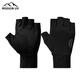 MISSION UV Ice Silk Sun Protection Gloves Men's Half Finger Driving Fishing Outdoor Cycling Men's Anti-UV Thin Gloves BX091