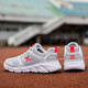 
XTEP (XTEP) women's shoes sneakers women's spring breathable mesh light and comfortable street photography retro fashionable casual running shoes light gray red 7001 39