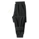 
PANGQIN (PANGQIN) extra large size men's pants fleece autumn and winter style trousers fat plus fat plus larger casual loose pants 9901 black 4XL