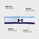 Under Armour headband sports headband sweat-induced belt headband sports basketball running fitness men and women antiperspirant belt sweat-resistant hairband splicing black headband