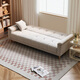 
Quanyou Home Modern simple fabric sofa bed integrated and dual-purpose straight-line folding sofa living room home furniture