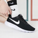 Nike (NIKE) official website ship shop women's shoes running shoes, autumn new couple's walking shoes shock-cushioned wear-resistant breathable sports shoes, new and old style mixed hair/black and white classic TANJUN/small 37.5